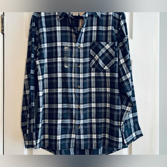 Field & Stream Men's blue black
plaid lightweight flannel size 4XL EUC - Picture 5 of 8